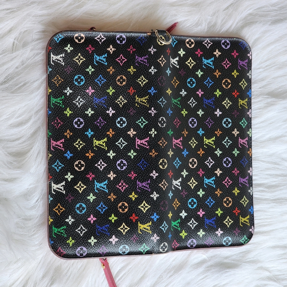 Louis Vuitton Portefeuille Insolite Wallet - Black Multicolor Monogram - Picture 7 of 11